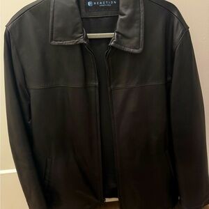 Men’s Kenneth Cole Reaction leather jacket.